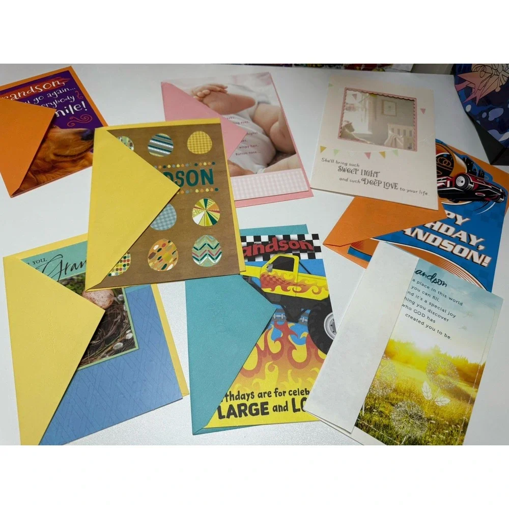 Lot of 47 Greeting Cards Birthday Christmas Valentine Halloween Baby Shower